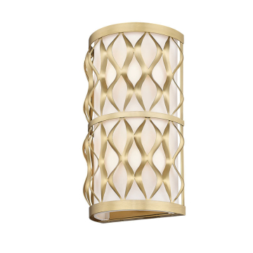 Z-Lite Harden 2-Light Wall Sconce - 120V - Modern Gold