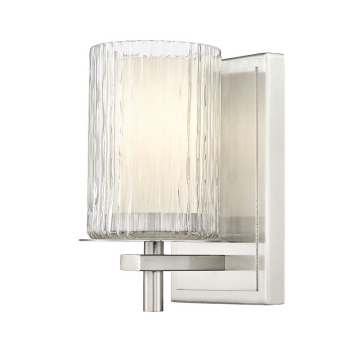 Z-Lite Grayson 1-Light Wall Sconce - 120V - Brushed Nickel
