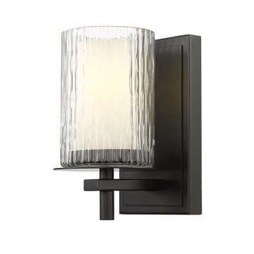 Z-Lite Grayson 1-Light Wall Sconce - 120V - Matte Black