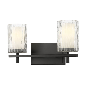 Z-Lite Grayson 2-Light Vanity - 120V - Matte Black
