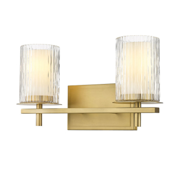 Z-Lite Grayson 2-Light Vanity - 120V - Modern Gold