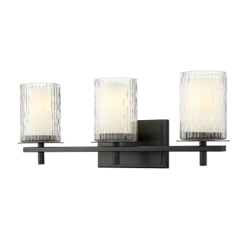Z-Lite Grayson 3-Light Vanity - 120V - Matte Black