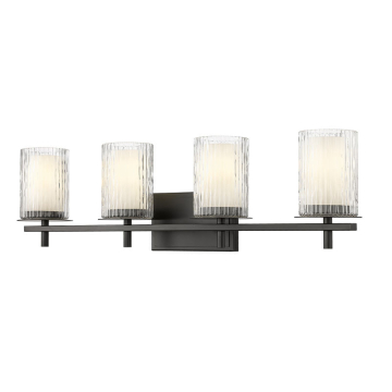 Z-Lite Grayson 4-Light Vanity - 120V - Matte Black