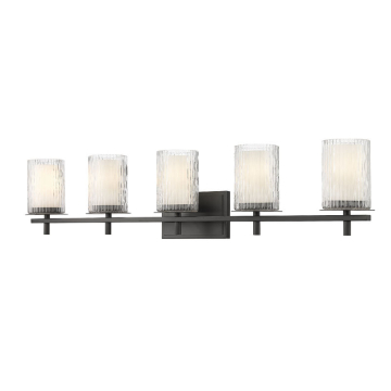 Z-Lite Grayson 5-Light Vanity - 120V - Matte Black