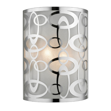 Z-Lite Opal 2-Light Wall Sconce - 120V - Chrome 