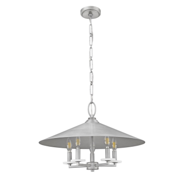 Z-Lite Rialto 22" 5-Light Pendant - 120V - Signature Pewter