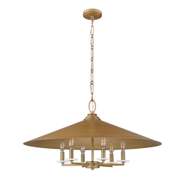 Z-Lite Rialto 32" 6-Light Pendant - 120V - Signature Gold