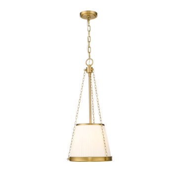 Z-Lite Madeline 12" 4-Light Pendant - 120V - Modern Gold / White