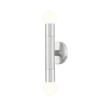 Z-Lite Stari 2-Light Wall Sconce - 120V - Brushed Nickel