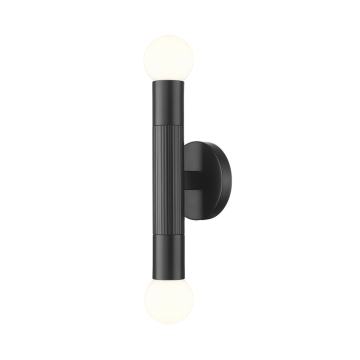 Z-Lite Stari 2-Light Wall Sconce - 120V - Matte Black