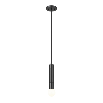 Z-Lite Stari 1-Light Pendant - 120V - Matte Black