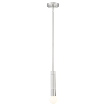Z-Lite Stari 1-Light Pendant - 120V - Brushed Nickel