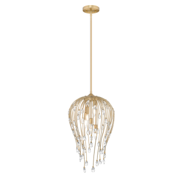 Z-Lite Gabriella 15" 5-Light Pendant - 120V - Modern Gold