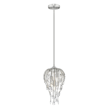 Z-Lite Gabriella 9" 3-Light Pendant - 120V - Brushed Nickel