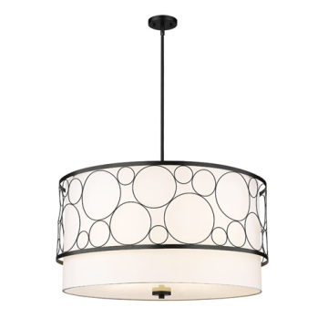 Z-Lite Kendall 5-Light Chandelier - 120V - Matte Black