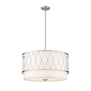 Z-Lite Dalton 4-Light Pendant - 120V - Brushed Nickel