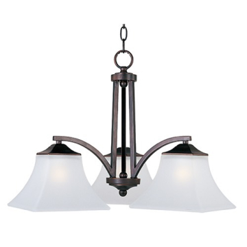 Maxim Lighting Aurora 3-Light Chandelier - 120V - Oil Rubbed Bronze