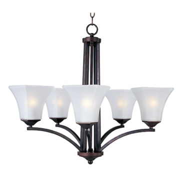 Maxim Lighting Aurora 5-Light Chandelier - 120V - Oil Rubbed Bronze