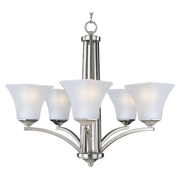 Maxim Lighting Aurora 5-Light Chandelier - 120V - Satin Nickel