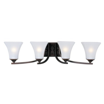 Maxim Lighting Aurora 4-Light Bath Vanity Light - 120V - Oil Rubbed Bronze