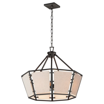 Maxim Lighting Montauk 4-Light Chandelier - 120V - Black