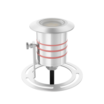 WAC Lighting Colorscaping 2" LED Round Submersible Indicator Light - 230 Lumens - 4.2W - RGB + Tunable White - 12V - Stainless Steel
