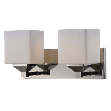 Z-Lite Quube 2-Light Vanity - 120V - Chrome