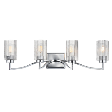 Maxim Lighting Rigata 4-Light Bath Vanity Light - 120V - Polished Nickel