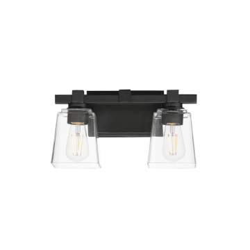 Maxim Lighting Cubos 2-Light Wall Sconce - 120V - Black