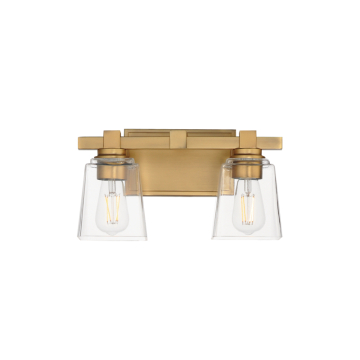 Maxim Lighting Cubos 2-Light Wall Sconce - 120V - Natural Aged Brass