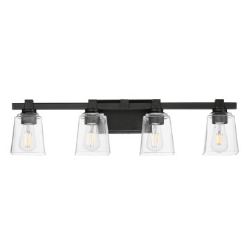 Maxim Lighting Cubos 4-Light Bath Vanity Light - 120V - Black