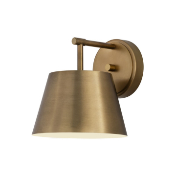 Z-Lite Lilly 1-Light Wall Sconce - 120V - Rubbed Brass