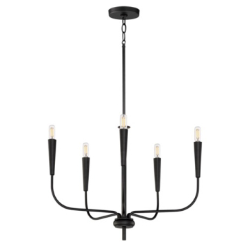 Maxim Lighting Vela 5-Light Chandelier - 120V - Black