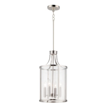 Maxim Lighting Sentinel 4-Light Pendant - 120V - Satin Nickel