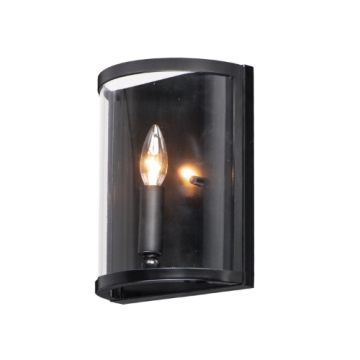 Maxim Lighting Sentinel 1-Light Wall Sconce - 120V - Black