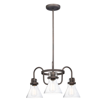 Maxim Lighting Seafarer 3-Light Chandelier - 120V - Oil Rubbed Bronze