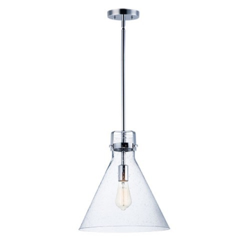 Maxim Lighting Seafarer 14" 1-Light Pendant - 120V - Polished Chrome