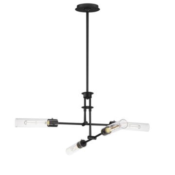 Maxim Lighting Equilibrium 4-Light Flush Mount Convertible - 120V - Black