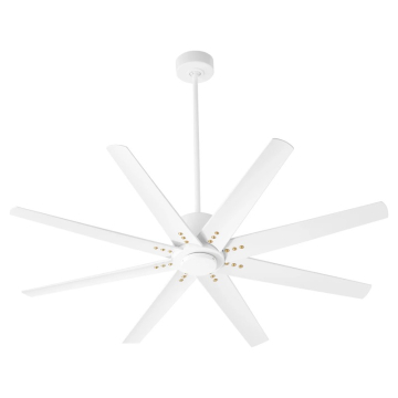 Oxygen Lighting Fleet 56" Ceiling Fan - 120V - White