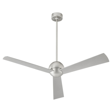 Oxygen Lighting Rondure 54" Ceiling Fan - 120V - Satin Nickel
