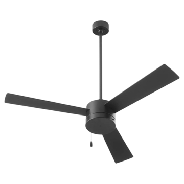 Oxygen Lighting Allegro 52" Ceiling Fan - 120V - Black