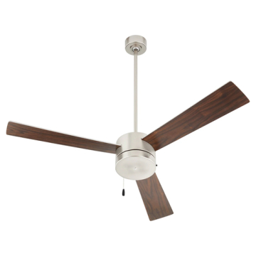 Oxygen Lighting Allegro 52" Ceiling Fan - 120V - Satin Nickel