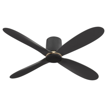 Oxygen Lighting Myriad 56" Hugger Ceiling Fan - 120V - Black