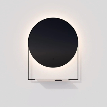 Oxygen Lighting Cassiopea 24" x 30" LED Lighted Mirror - 120V - Black