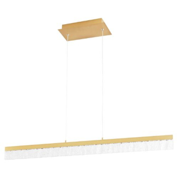 Oxygen Lighting Landon LED Linear Pendant - CCT Selectable - 120V - Aged Brass