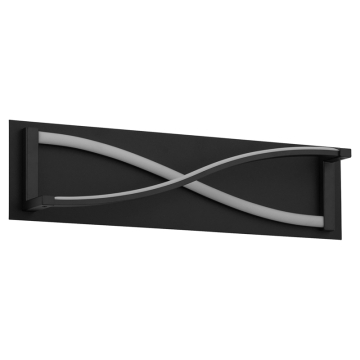 Oxygen Lighting Hyperion 22" Vanity Light - CCT Selectable - 120-277V - Black
