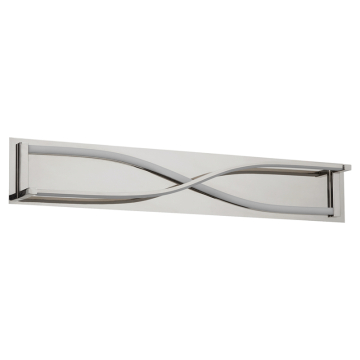 Oxygen Lighting Hyperion 34" Vanity Light - CCT Selectable - 120-277V - Polished Nickel