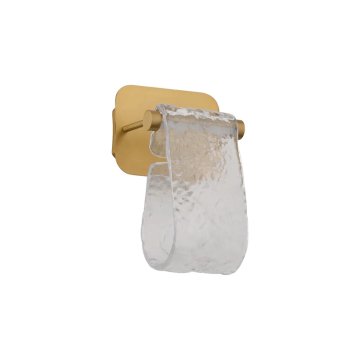 Oxygen Lighting Veer LED Wall Sconce - CCT Selectable - 120-277V - Aged Brass