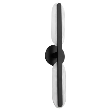 Oxygen Lighting Avian 2-Light LED Vanity Light - CCT Selectable - 120V - Black