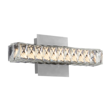 Oxygen Lighting Elan LED Wall Sconce - CCT Selectable - 120V - Satin Nickel
